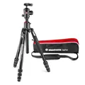 Produktbild: Manfrotto Befree GT XPRO Aluminium Kamerastativ,496 Kugelkopf, Twist Lock-System, 90-Grad, 200PL-PRO Platte, für DSLRs, spiegellose Kameras mit Langen Objektiven, Makrofotografie