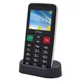 Produktbild: OLYMPIA OFFICE LUX Seniorenhandy (Mobiltelefon mit Ladeschale, Großtasten, Bluetooth, Dual-SIM, schwarz)