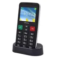 Produktbild: Olympia LUX Mobiltelefon mit Ladeschale Großtasten Seniorenhandy schwarz
