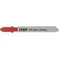 Produktbild: Stier HSS Stichsägeblatt ST 50/2/1 Blech Metall Alu Buntmetall gerader Schnitt (90115700)