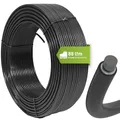 Produktbild: Fepro® Spanndraht 3,1 mm x 88 m, anthrazit, verzinkt und kunststoffbeschichtet - witterungsbeständig, ideal für Maschendraht, Wildzaun, Garten oder basteln