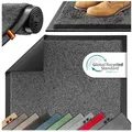 Produktbild: KESSER Fußmatte Schmutzfangmatte rutschfest für Innen- & Außenbereich, Höhe: 7 mm, Teppich für Wohnungseingang, Büro & Vorzimmer grau 180 cm x 120 cm x 7 mm
