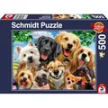 Produktbild: Schmidt Spiele Puzzle: Hunde-Selfie 500 Teile