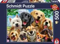Produktbild: 500 Teile Schmidt Spiele Puzzle Hunde-Selfie 58390