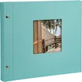 Produktbild: Goldbuch Schraubalbum Bella Vista Trend 30x25 cm sw Seiten aqua