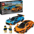 Produktbild: LEGO Speed Champions Lamborghini Revuelto und Huracán STO Auto Set mit 2