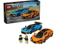 Produktbild: LEGO Speed Champions 77238 Lamborghini Revuelto und Huracán STO Bausatz