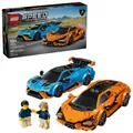 Produktbild: LEGO 77238 Speed Champions Lamborghini Revuelto und Huracán STO, 2 Rennfahrer