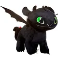 Produktbild: Petoske Toothless Night Fury 40cm Drachenzähmen leicht gemacht 3 Schwarz Plüs...