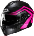 Produktbild: Helm Helmet Motorrad Modular HJC C91N Nepos MC8SF Schwarz Fuchsie Größe M