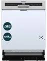 Produktbild: homeX Geschirrspüler 60 cm, Einbau Spülmaschine teilintegrierbar - 14 Maßgedecke, 7 Programme, AquaStop, DWSI601444C