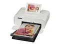 Produktbild: Canon SELPHY CP1300 mobiler Fotodrucker (Druck bis Postkartengröße 10x15cm, WLAN, kabellos, Thermosublimation, Canon SELPHY App, farbstabil 100 Jahre) weiß [ohne Farbband/Papier, ohne Akku]