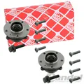 Produktbild: 2x FEBI RADLAGERSATZ HINTEN für AUDI A1 A3 Q3 TT VW CADDY 3 4 GOLF 5 6 PASSAT CC