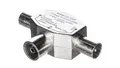 Produktbild: TV-Signalverteiler Splitter 1x IEC weiblich / 2x IEC männlich 11532