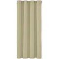 Produktbild: Deconovo Verdunkelungsvorhang Ösen Gardinen Wohnzimmer Vorhang Blickdicht, 138x132 cm(HöhexBreite), Beige, 1 Stück