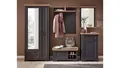 Produktbild: Innostyle Garderoben-Set Garderobenset 3 Jasmin Garderobe graphit Artisan Eiche 281x204, (5-St)