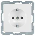 Produktbild: Berker 47236089 Steckdose SCHUKO mit erhöhtem Berührungsschutz, Q.1/Q.3, polarwe