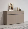 Produktbild: OTTO home Sideboard Cross,Breite 119,5 cm, moderne grifflose Kommode,2 Türen/2 Schubkästen, Schubladenschrank,Anrichte mit viel Stauraum, Einlegeböden verstellbar