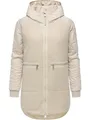 Produktbild: Ragwear Damen Teddyfleece Kurzmantel warmer Plüschmantel mit Kapuze Longeddy YOUMODO Ecru25 Gr. L