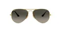 Produktbild: Ray-Ban Unisex Aviator Sonnenbrille, Gold (Gestell: Gold, Gläser: Grau Verlauf 181/71), Large (Herstellergröße: 58)