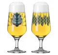 Produktbild: Ritzenhoff Bierglas Ritzenhoff Brauchzeit Pils 2er-Set #1 #2 A. Preis F23, Kristallglas