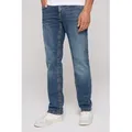 Produktbild: Regular-fit-Jeans CAMP DAVID, Herren, Gr. 33, Länge 32, blau, Material: 98% Baumwolle, 2% Elasthan, Zusatz: Enthält nichttextile Teile tierischen Ursprungs (Badge), vintage, regular fit, Jeans, mit normaler Leibhöhe