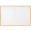 Produktbild: ALLboards Pinnwand 100 x 80 cm, aus Naturkork, mit Holzrahmen, weiß