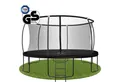 Produktbild: Zero Gravity Gartentrampolin Ø183/244/305/366/427 cm, Leiter & Sicherheitsnetz, TÜV cert, Trampolin