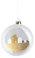 Produktbild: Räder Hängendes Ornament Frostmedaillon Stadt Dia:10cm, Weihnachtsbaumschmuck, Glas, Hängend, Weihnachten