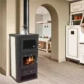 Produktbild: Apex - Kaminofen 10kw Backfach + Herdplatte Kachelofen Heizofen Holzofen Eek A 56312