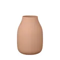 Produktbild: blomus Vase -COLORA- | Blumenvase aus Keramik | Farbe Amber Brown | Größe L Ø14x20H cm | hochwertige Handarbeit
