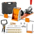 Produktbild: Pocket Hole Jig Kit Schreinerei-Holzbearbeitungssystem Taschenloch Tisch