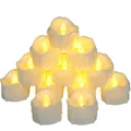 Produktbild: Kreative LED Teelichter: 12 Stück wärmend mit 6h Timer -  für jede Feier