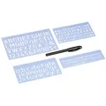 Produktbild: WEDO Buchstabenschablonen-Set blau