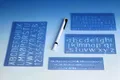Produktbild: WEDO Bastelfilz Schriftschablonen-Set 5 10 und 20 mm