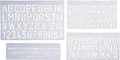 Produktbild: Wedo 7012 Schablonen-Set 5, 10, 20 mm
