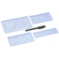 Produktbild: WEDO Buchstabenschablonen-Set blau