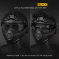 Produktbild: Taktische Halbfask Maske Goggle Set Airsoft Schutzmaske für SF Schnelle Helm