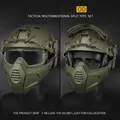 Produktbild: Taktische Halbfask Maske Goggle Set Airsoft Schutzmaske für SF Schnelle Helm