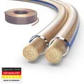 Produktbild: 50m HiFi Boxen Lautsprecher kabel 2 x 1,5mm² 99,9% OFC Vollkupfer 0,10mm Litze