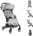 Produktbild: Kikkaboo Kinderwagen Buggy Cloe bis 22 kg Aluminiumrahmen faltbar Getränkehalter grau