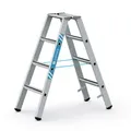 Produktbild: Zarges gebördelte Stehleiter, eloxiert Saferstep B 2x4 Stufen