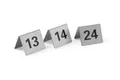 Produktbild: HENDI Tischnummern, Nummer 13-24, 50x35x(H)40mm, Edelstahl 18/0