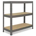 Produktbild: shelfplaza PROFI 90x100x50cm Schwerlastregal Akten Büro Garage Lager Werkstatt