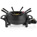 Produktbild: Tristar Fondue Tristar FO-1107 Fondue-Set – 1,5 l Fassungsvermögen – Mattschwarz, 1,5 L Fassungsvermögen - geeignet für 8 Personen schwarz