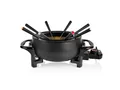 Produktbild: Tristar Elektro-Fondue, 8 Fonduegabeln, 1.5 l, 2-8 Personen Set Alu Fonduetopf auch für Käsefondue