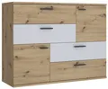 Produktbild: Kommode SKIVE Optik: Artisan Eiche / Secret Grey 2-trg. 4 Schubladen