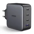 Produktbild: UGREEN USB-A+3xUSB-C 100W GaN Tech Fast Wall Charger EU Black