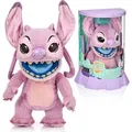 Produktbild: WOW! STUFF: RealFX Disney Lilo & Stitch Engel-Puppe, 45,7 cm, Animatronic-Plüsch, über 100 Action- und Sound-Kombinationen, Sieht realistisch aus...