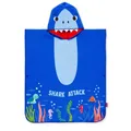 Produktbild: LEGAMI BADEPONCHO FÜR KINDER  - KIDS PONCHO SHARK HAI NEU OVP